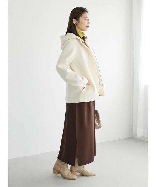 「Green Parks」 「chocol raffine robe」ブルゾン FREE ダークブラウン レディース_画像3