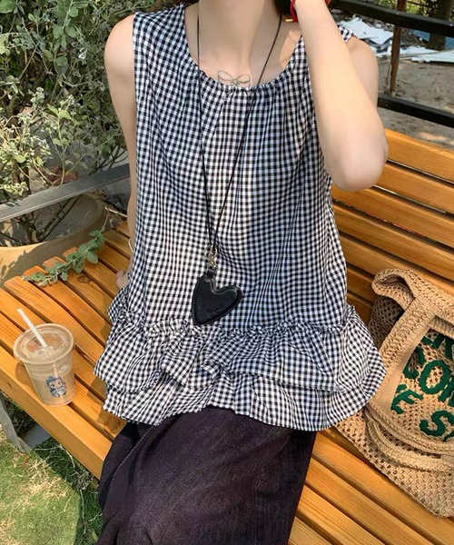 shopnikoniko（ショップにこにこ） チュニック チュニック チェック