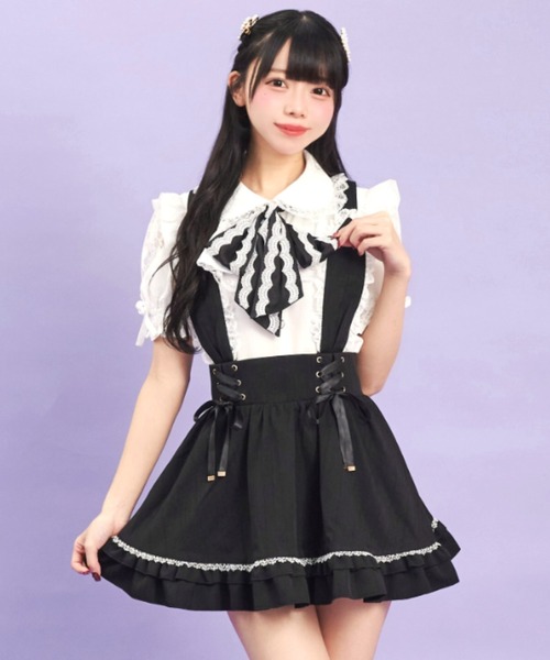 美シルエット✨可愛い希少モデル❤MASTER BUNNY 裏起毛フリルスカート☆ Secret Honey（シークレットハニー） スカート うさ耳スカパン