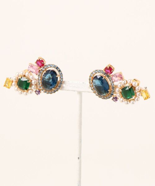 KATE SPADE NEW YORKビクトリアステートメントクライマーピアス ガラス