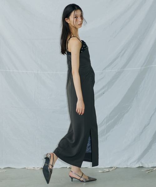 ANDRESD ドレス ドロップドパールドレス / dropped pearl dress