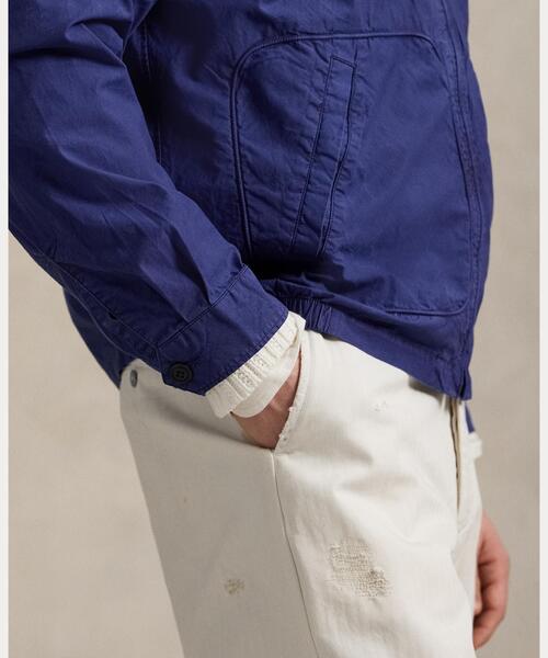 Polo by Ralph Lauren コットン ライトブルゾン 紺　L POLO RALPH LAUREN ブルゾン アウター ライトウェイト ツイル