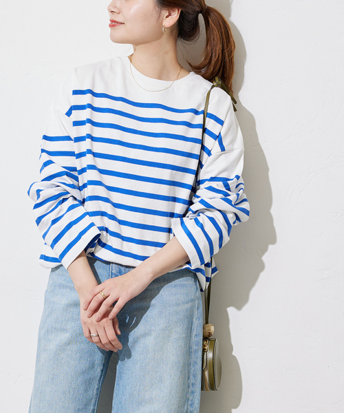 「JOURNAL STANDARD」 長袖カットソー FREE ブルー レディース