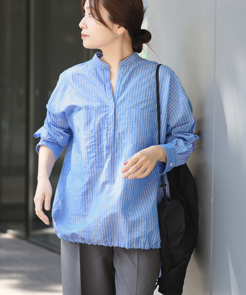 「JOURNAL STANDARD」 長袖ブラウス - ブルー レディース