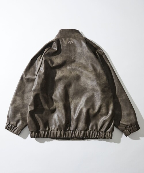umbro（アンブロ） ジップアップブルゾン MEDIUM ブラウン メンズ