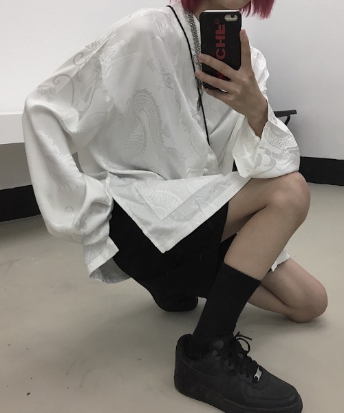 「SEN TOKYO」 長袖ブラウス X-LARGE ブラック レディース