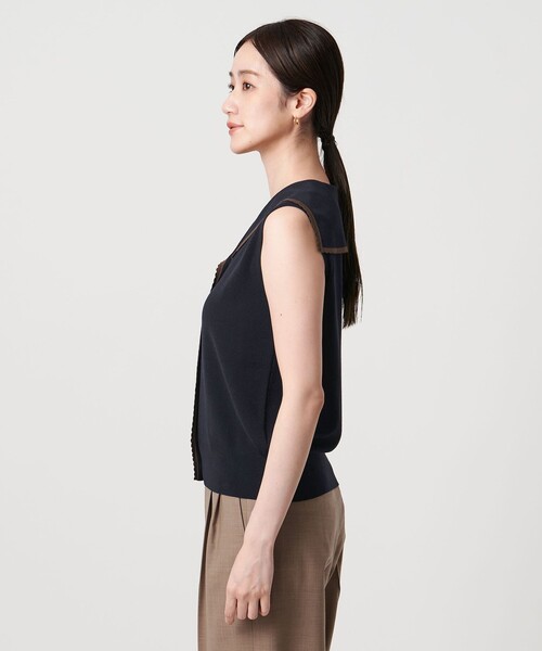UNITED ARROWS ニット セーター スカラップ セーラー