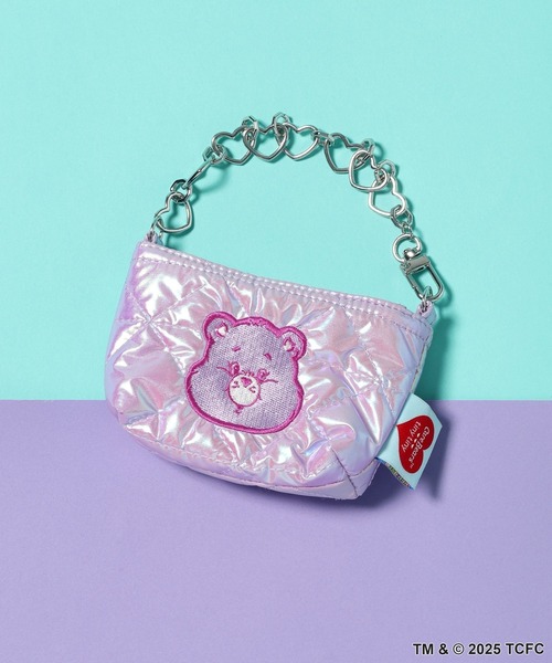 tiny ポーチ 「ケアベア(TM)」コラボオーロラミニポーチ「tiny tiny