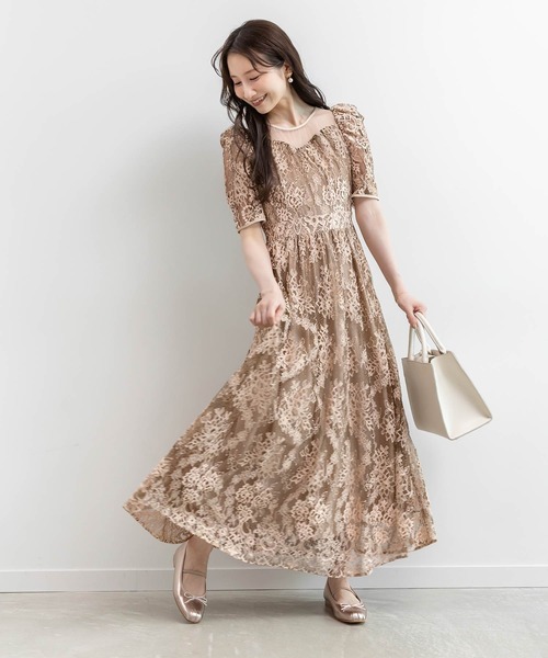 RANDA ワンピース RANDA（ランダ） ワンピース レースフレアワンピース : ZOZOTOWN Yahoo