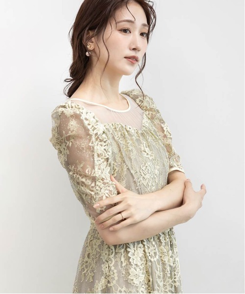 RANDA（ランダ） ワンピース レースフレアワンピース : ZOZOTOWN Yahoo