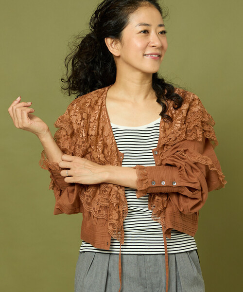 Freeda ブラウス Freada ブラウス シャツ Freada/フリーダ インド レースブラウス