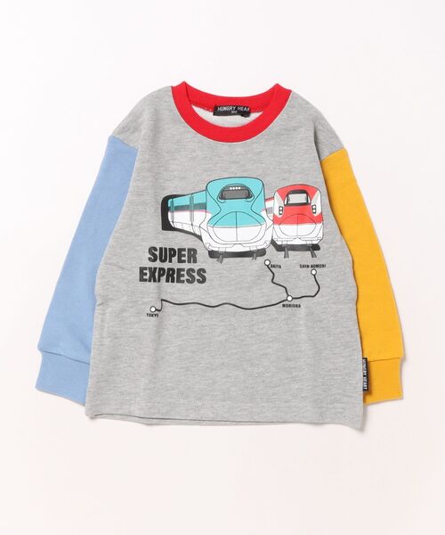 hungry heart（ハングリーハート） トレーナー JR新幹線電車配色裏毛