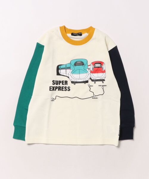 hungry heart（ハングリーハート） トレーナー JR新幹線電車配色裏毛