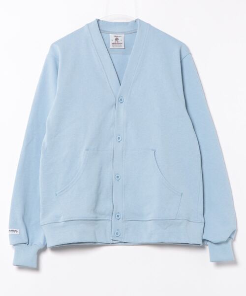 「ABAHOUSE」 「BARBARIAN」カーディガン S サックスブルー メンズ_画像2