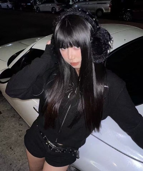 ViViDAY 耳当て イヤーマフ 十字架＆ピン もこもこレースイヤーマフ