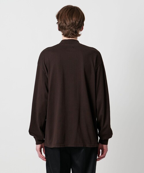 Yonetomi NEW BASIC tシャツ 「別注」「Yonetomi」ボーダー モック