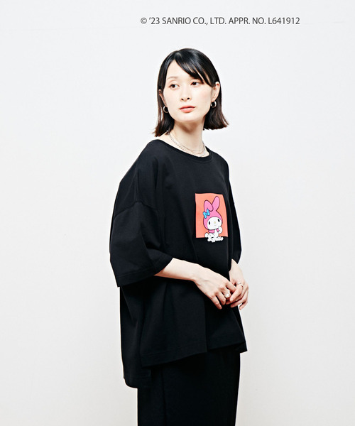 「SOFFITTO」 半袖Tシャツ FREE ブラック レディース_画像3