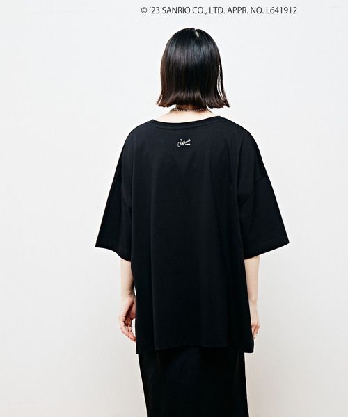 「SOFFITTO」 半袖Tシャツ FREE ブラック レディース_画像5