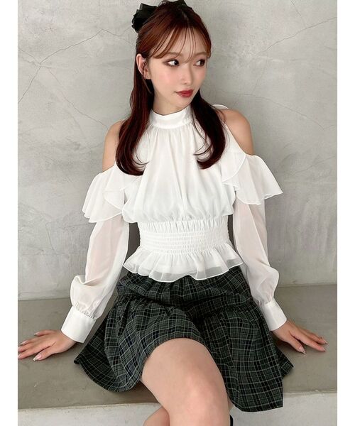 kj0315出品 MARY QUANT（マリークヮント） ブラウス シャツ マリークワント