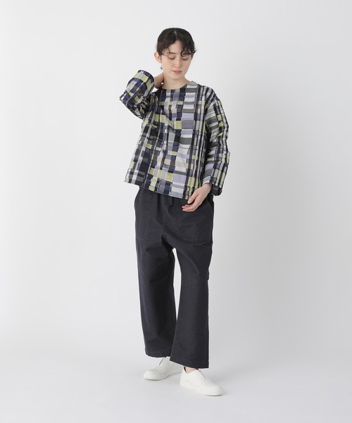 プランテーション 長袖ブラウス Plantation（プランテーション） 長袖ブラウス M size パープル