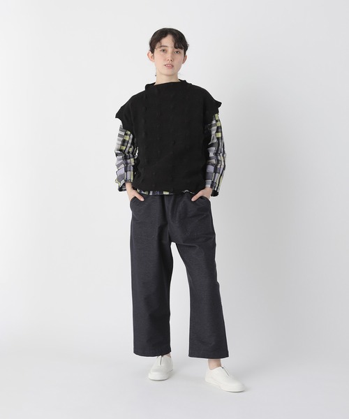 Plantation（プランテーション） 長袖ブラウス M size パープル