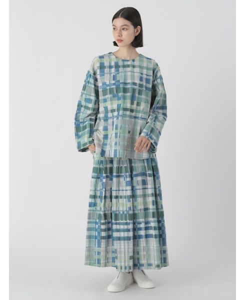 Plantation（プランテーション） 長袖ブラウス M size パープル