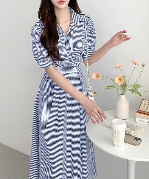 「FAVORITO」 シャツワンピース F ブラック レディース_画像4