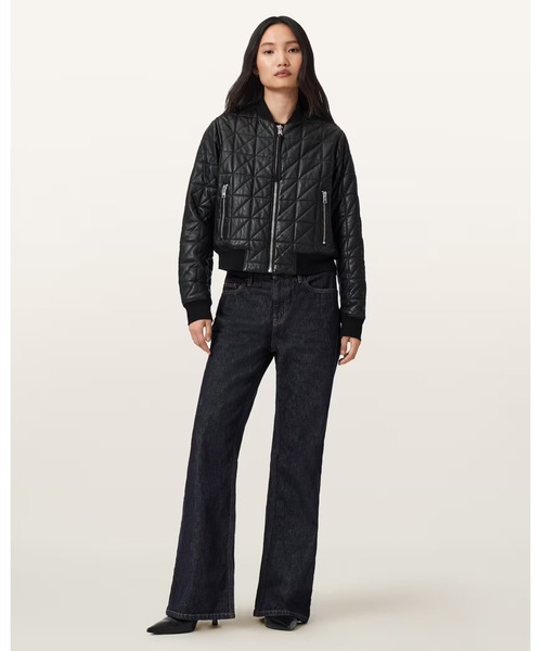 超美品 80's オールレザー MA-1 スタジャン ボンバーJKT 中綿 超美品 80´s オールレザー MA-1 スタジャン ボンバーJKT 中綿