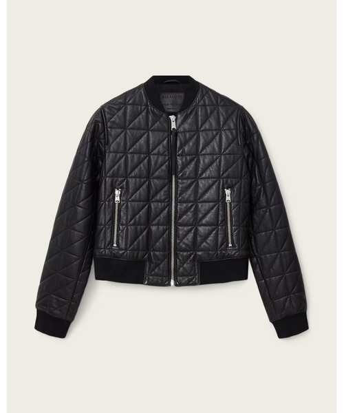 最終価格‼️極美品‼️オールセインツ ma-1 レザージャケット Lサイズ ALLSAINTS（オールセインツ） ma1 ma-1 MORTEN LEATHER BOMBER JACKET