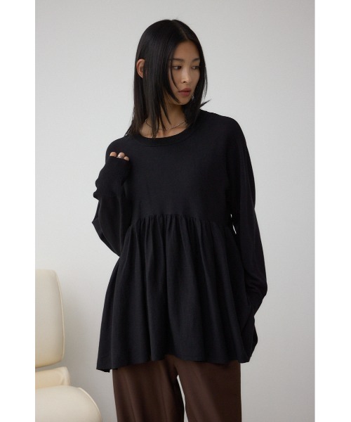 AZUL BY MOUSSY（アズールバイマウジー） ニット セーター ペプラム