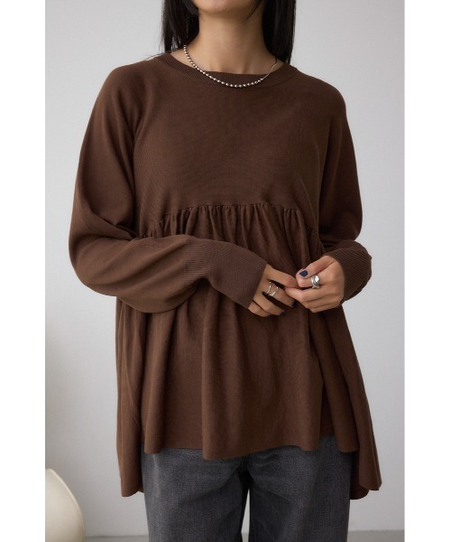 AZUL BY MOUSSY（アズールバイマウジー） ニット セーター ペプラム