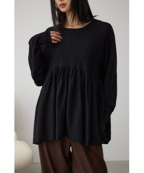 AZUL BY MOUSSY（アズールバイマウジー） ニット セーター ペプラム