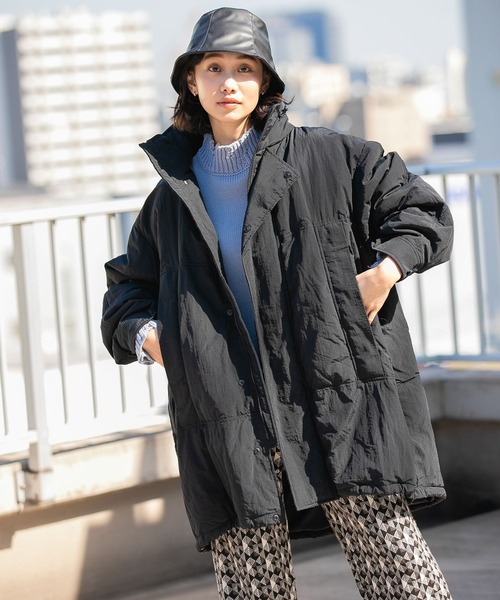 ニコアンド Lサイズ フード付きジャケット コート ブラック niko and…（ニコアンド） コート LARGE ブラック メンズ : ZOZOTOWN