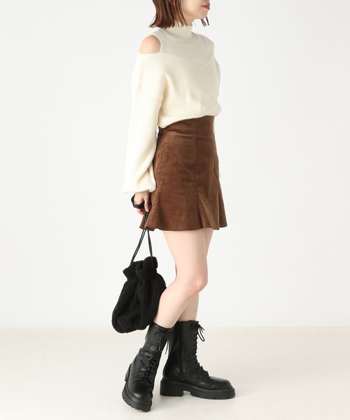 「Heather」 長袖ニット FREE アイボリー レディース_画像5