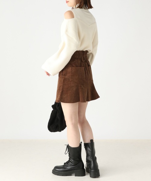 「Heather」 長袖ニット FREE アイボリー レディース_画像6