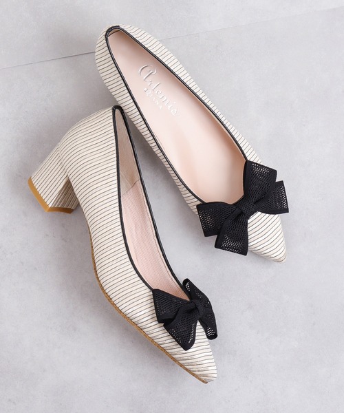 「artemis by DIANA」 パンプス 24.0cm ブラック レディース_画像5