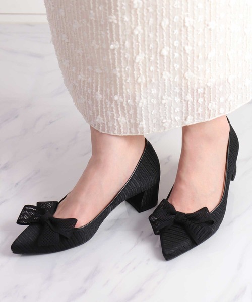 「artemis by DIANA」 パンプス 24.0cm ブラック レディース_画像9