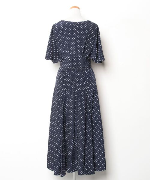 Mystrada（マイストラーダ） 半袖ワンピース 38 ネイビー レディース