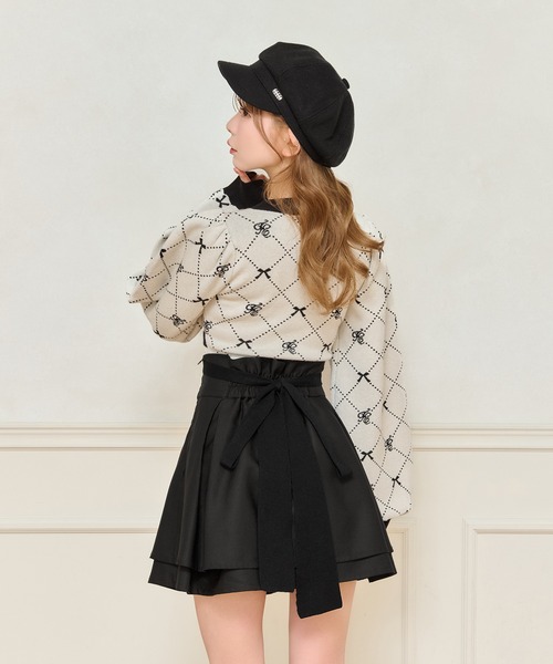 専用♡レッセバックリボン袖ビジューニット apres jour（アプレジュール） ニット セーター バックリボンニット