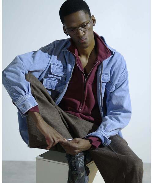 CURRENTAGE シャツ Fishing denim shirt メンズ : ZOZOTOWN Yahoo!店