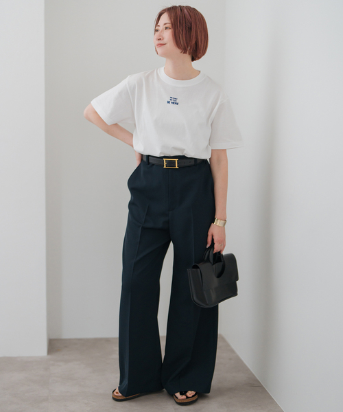 「Spick & Span」 半袖Tシャツ FREE レッド レディース_画像2