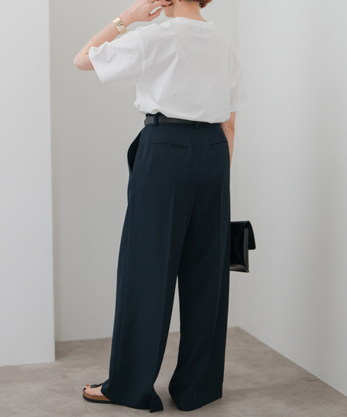 「Spick & Span」 半袖Tシャツ FREE レッド レディース_画像8