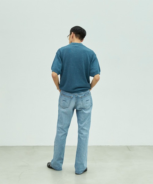 YANUK（ヤヌーク） ジーンズ フレアデニムパンツ メンズ : ZOZOTOWN