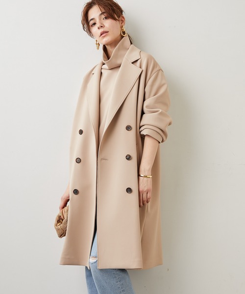 「Whim Gazette」 チェスターコート FREE ホワイト レディース_画像3