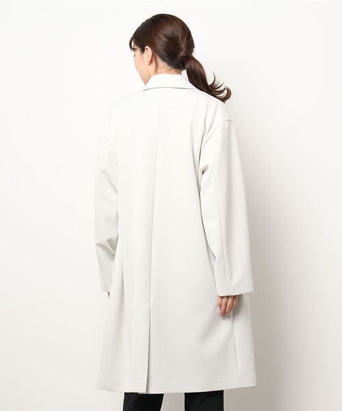 「Whim Gazette」 チェスターコート FREE ホワイト レディース_画像4