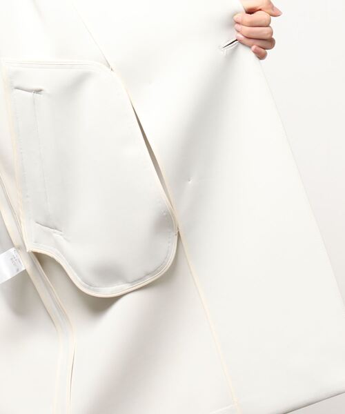 「Whim Gazette」 チェスターコート FREE ホワイト レディース_画像5