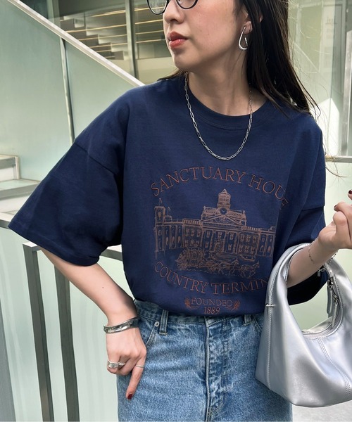 「DISCOAT」 半袖Tシャツ FREE ホワイト レディース_画像3
