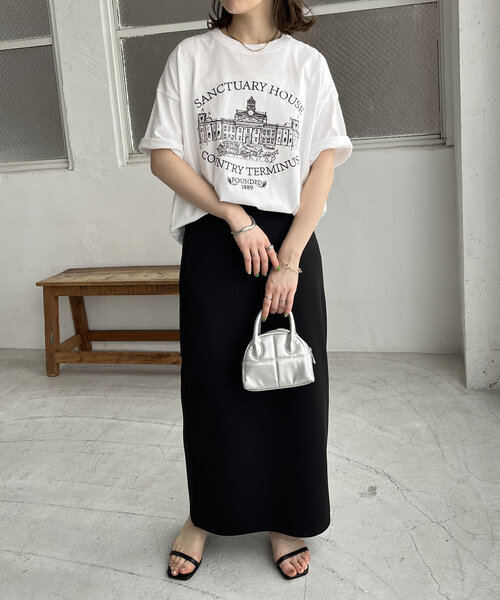 「DISCOAT」 半袖Tシャツ FREE ホワイト レディース_画像9