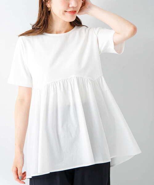 「URBAN RESEARCH Sonny Label」 半袖カットソー FREE オフホワイト レディース_画像2
