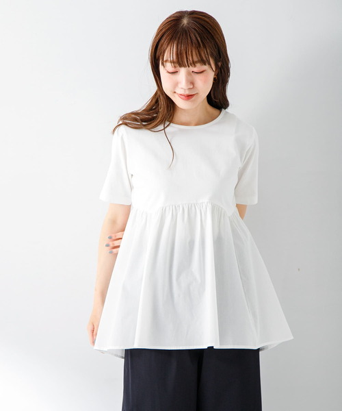 「URBAN RESEARCH Sonny Label」 半袖カットソー FREE オフホワイト レディース_画像4